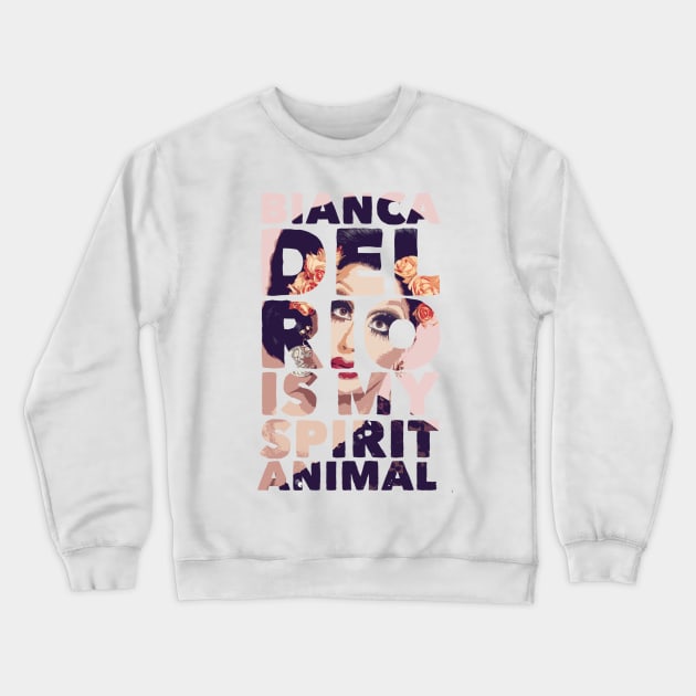 bianca is my spirit animal Crewneck Sweatshirt by disfor